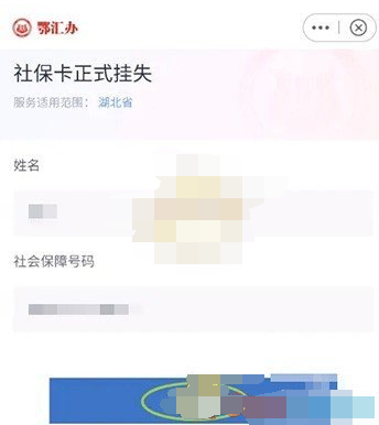 鄂汇办怎么补办社保卡(鄂汇办挂失社保卡教程一览)