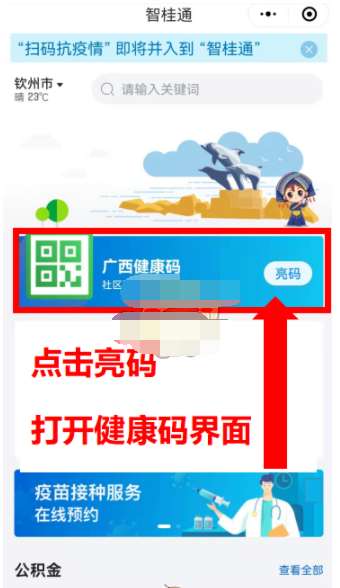 智桂通报备行程教程一览