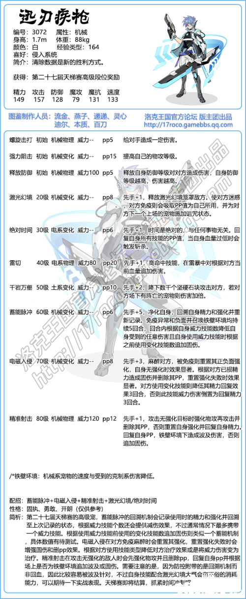 洛克王国迅刃疾枪技能搭配推荐？迅刃疾枪怎么配招