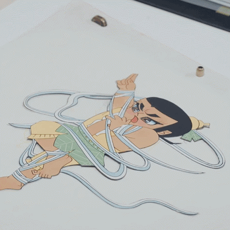 葫芦娃2手游揭秘原版动画剪纸制作方式！
