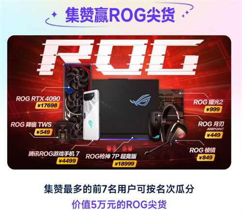 ROG7首发福利大派送！动动手指就有机会瓜分ROG全家桶？