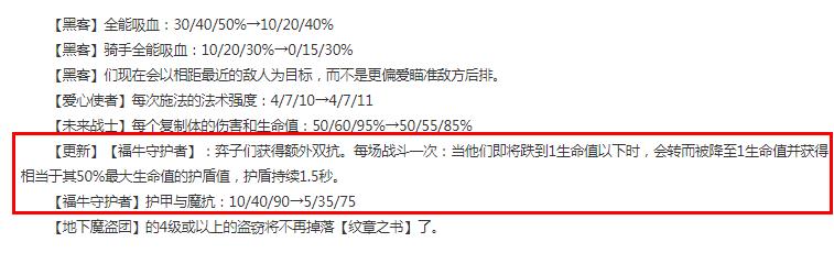 云顶之弈13.8版本正式服福牛守护者重做一览(云顶之弈13.8版本正式服福牛守护者重做了什么)