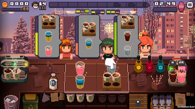 像素风咖啡店员模拟游戏Pixel Cafe上架Steam！