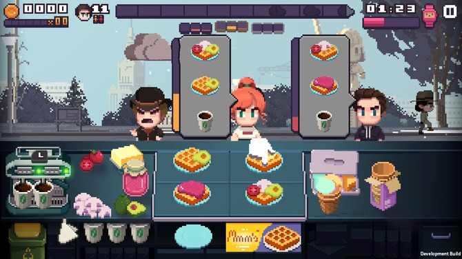 像素风咖啡店员模拟游戏Pixel Cafe上架Steam！