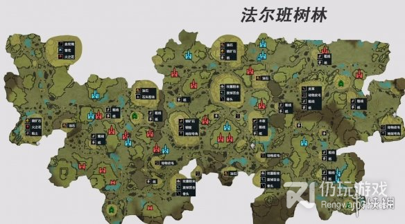 夜族崛起材料分布图文攻略(夜族崛起材料分布图介绍)