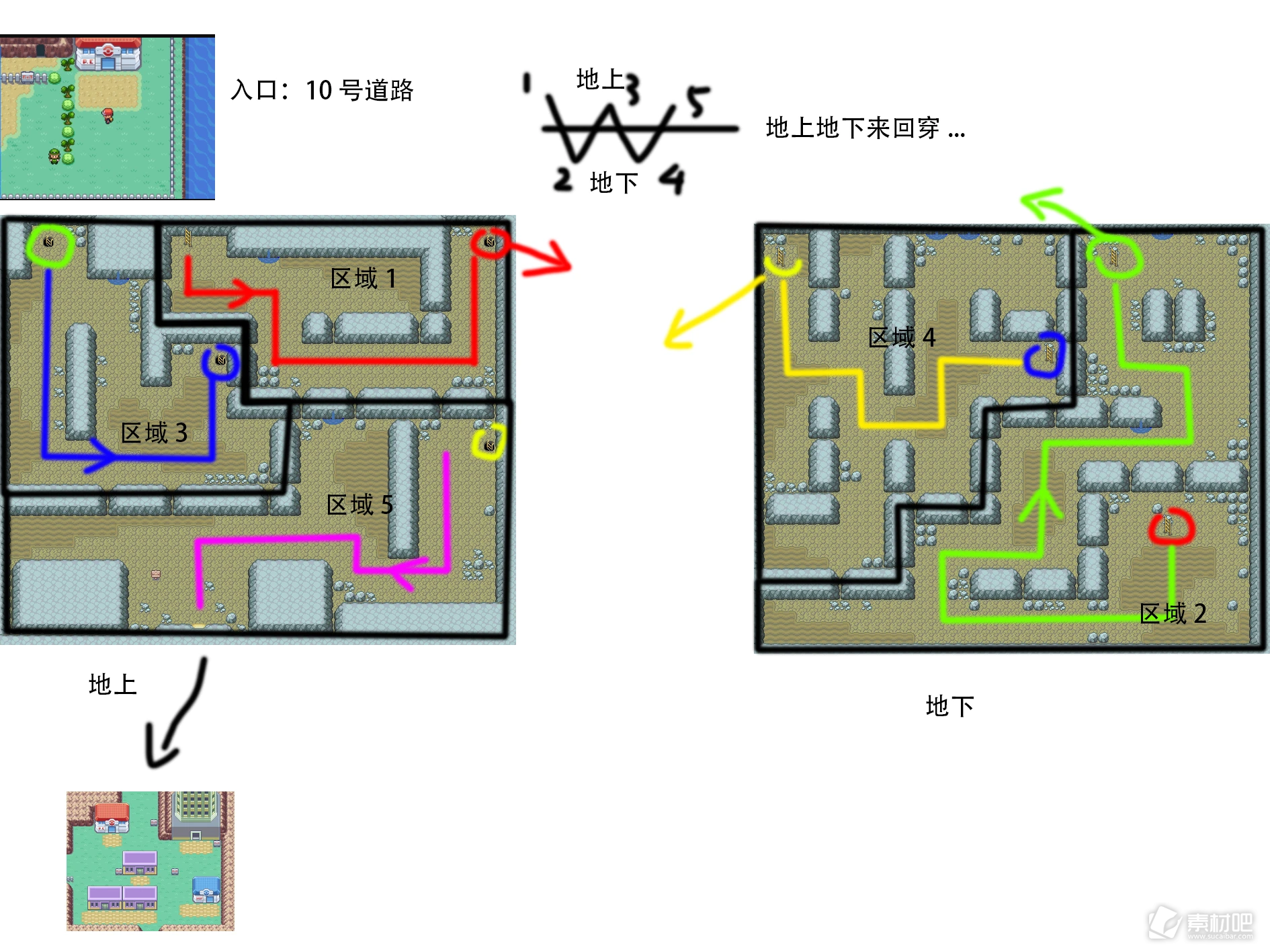 Pokemmo关都岩山隧道走法详解(Pokemmo关都岩山隧道怎么走)