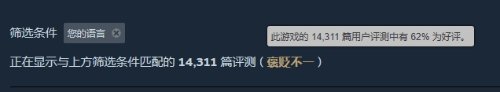 难掩颓势？星空Steam简中好评率跌至62%