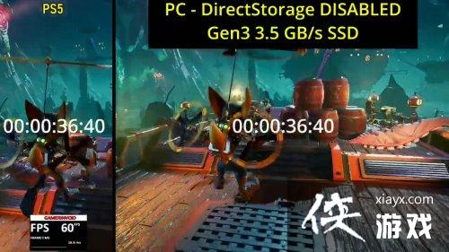 测试发现：瑞奇与叮当：时空跳转PC版加载可以比PS5更快