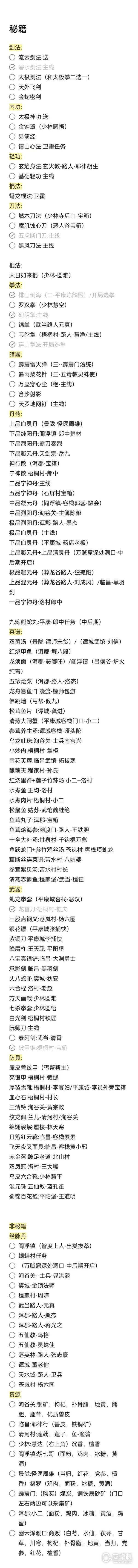 逸剑风云决各资源丹药武器怎么获取，逸剑风云决各资源丹药武器获取指南