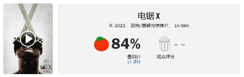 电锯惊魂10烂番茄新鲜度84%：系列最佳之一