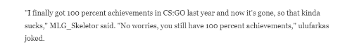 CS2玩家不满CSGO成就被删除：全成就白忙活了