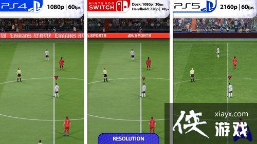 EA SPORTS FC 24NS、PS4|5画面对比 NS画面效果接近PS4