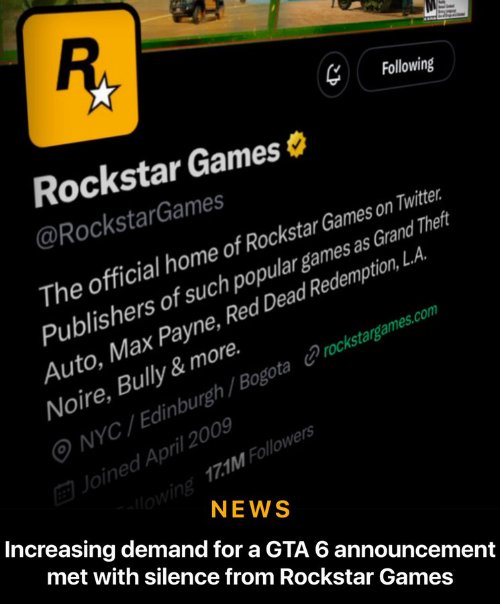 R星正承受社媒巨量压力：无数玩家渴求GTA6消息