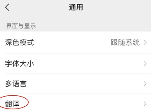 微信怎么自定义翻译语言种类