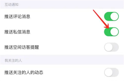 最右怎么开启推送私信消息