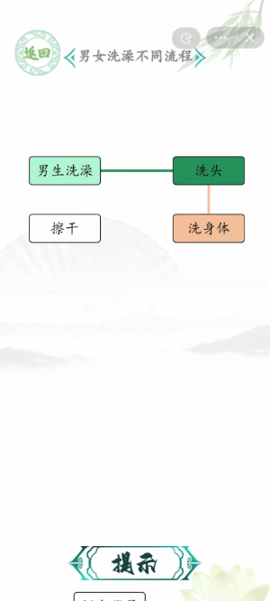 汉字找茬王男女洗澡关卡怎么通关的(汉字找茬王男女洗澡关卡玩法讲解)