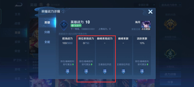 王者荣耀玩家游戏表现分介绍 王者荣耀玩家游戏表现分机制解析