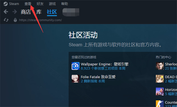 steam游戏服务器怎么查询