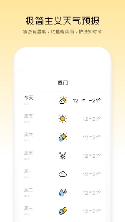 像素天气截图1